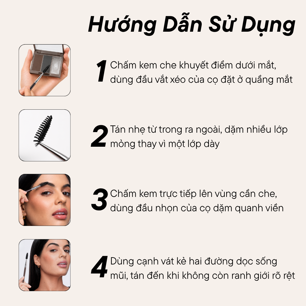 Cọ chải mày và mi cuốn xoắn Bh Cosmetics Eyebrow Brush BH017